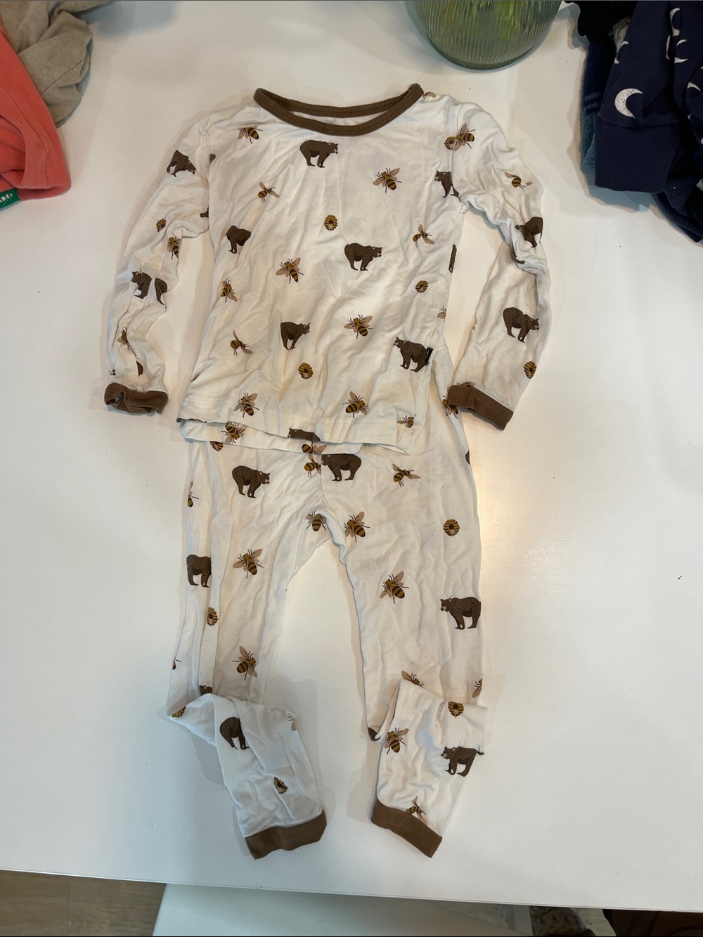 Kyte Bamboo Pajama Set, bears & bumble bees 🐻🐝